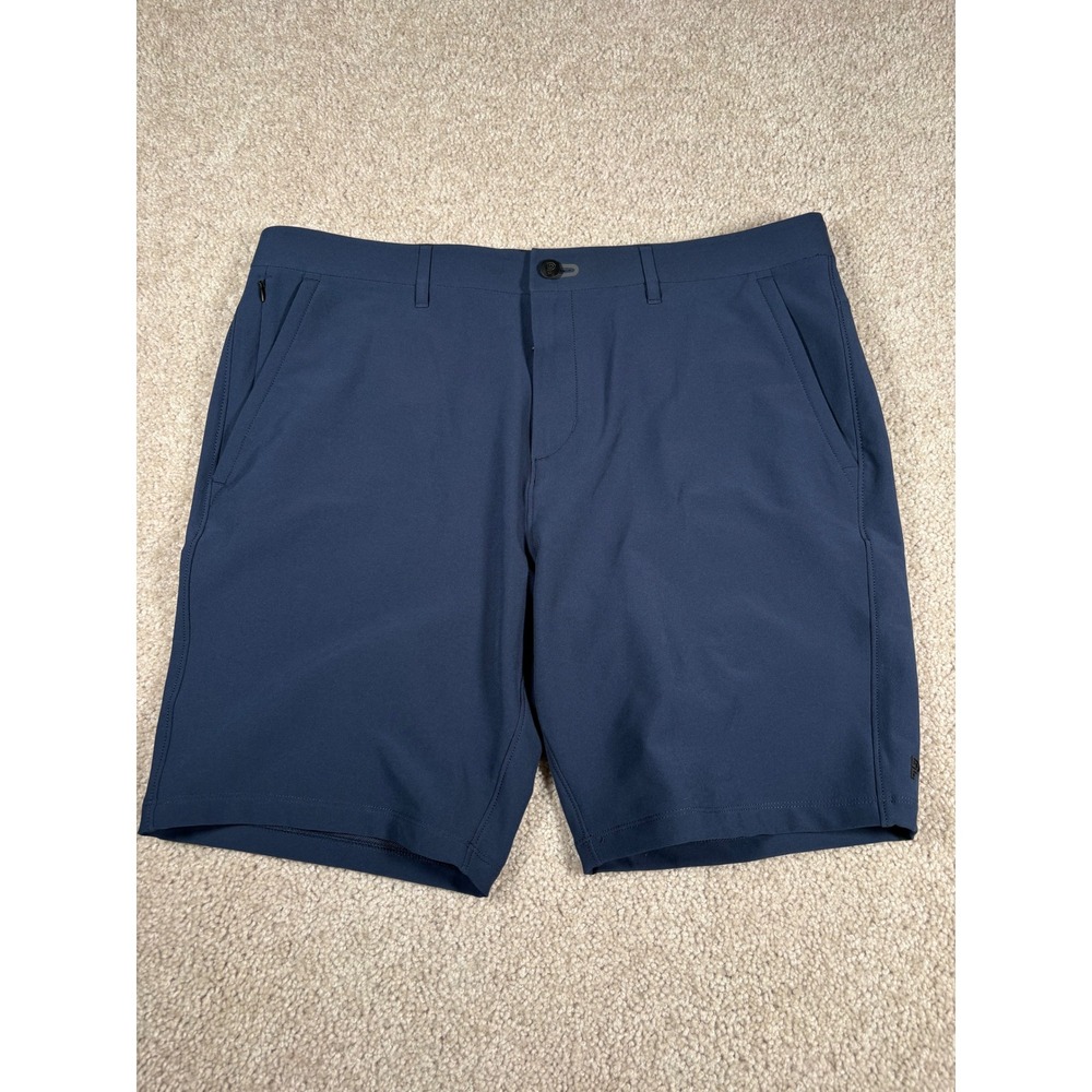 Public Rec All Day Every Day Shorts Mens 36 Navy Blue Golf Athletic Stretch 7.5"
